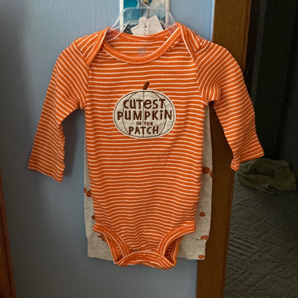 Just one you by Carters Infant 6 Month Halloween outfit. Onesies and pants.